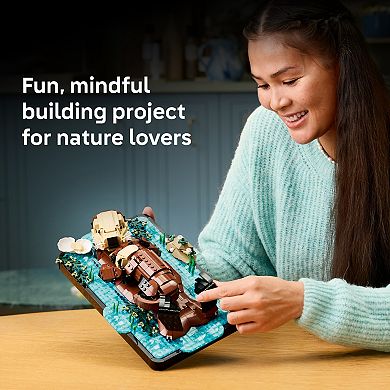 LEGO Ideas Floating Sea Otters 21366 Building Kit (1234 Pieces)