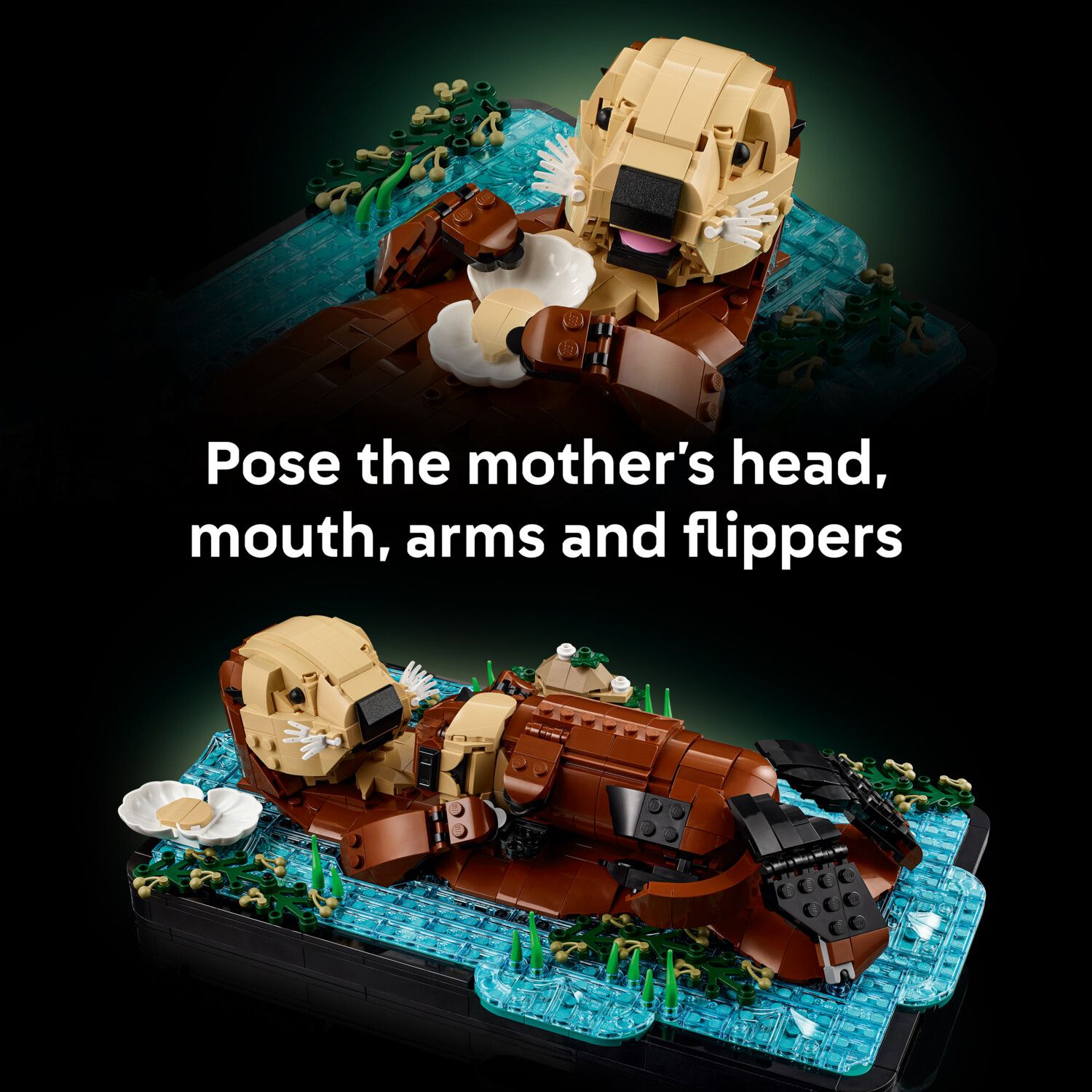 Детский конструктор LEGO Ideas Floating Sea Otters 21366 Building Kit (1234 Pieces) — фото 4