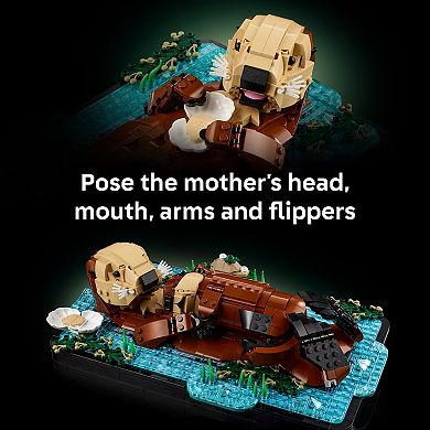 LEGO Ideas Floating Sea Otters 21366 Building Kit (1234 Pieces)