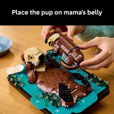 LEGO Ideas Floating Sea Otters 21366 Building Kit (1234 Pieces)