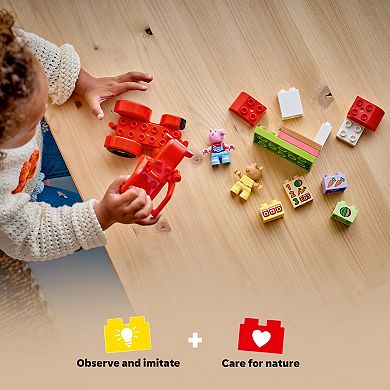 LEGO DUPLO Peppa Pig Tractor and Market 10468 Building Kit (18 Pieces)