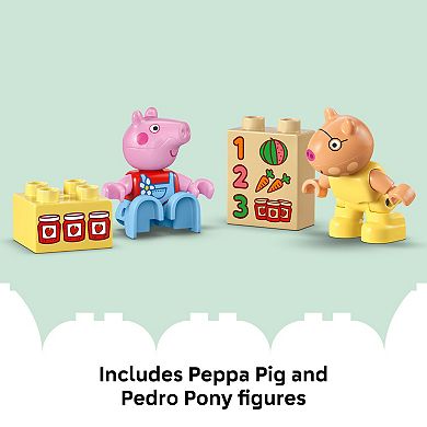 LEGO DUPLO Peppa Pig Tractor and Market 10468 Building Kit (18 Pieces)