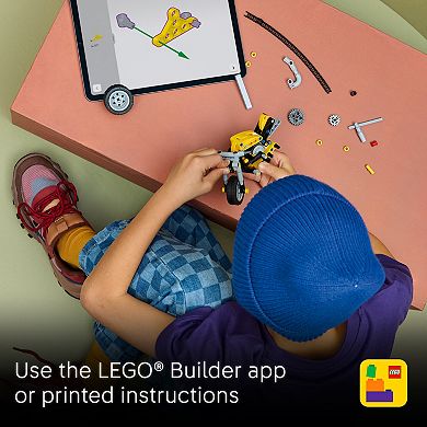 LEGO Technic Motorcycle Building Kit 42225 (151 Pieces)