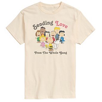 Big & Tall Peanuts Sending Love From The Whole Gang Graphic Tee