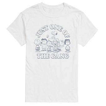 Big & Tall Peanuts Just One Of The Gang Graphic Tee