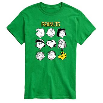 Big & Tall Peanuts Faces Of Peanuts Graphic Tee