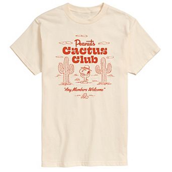 Big & Tall Peanuts Cactus Club Spike Graphic Tee