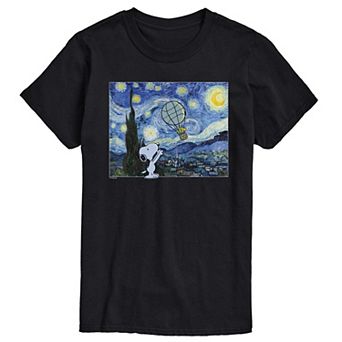 Big & Tall Peanuts The Starry Night Graphic Tee