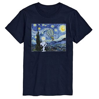 Big & Tall Peanuts The Starry Night Graphic Tee