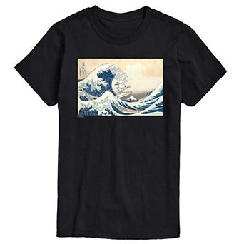 Big & Tall Peanuts The Great Wave Off Kanagawa Graphic Tee