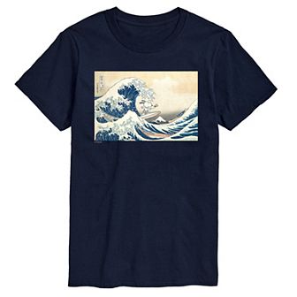 Big & Tall Peanuts The Great Wave Off Kanagawa Graphic Tee