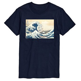 Big & Tall Peanuts The Great Wave Off Kanagawa Graphic Tee