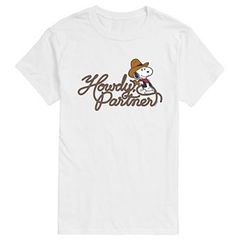 Big & Tall Peanuts Howdy, Partner Snoopy Graphic Tee