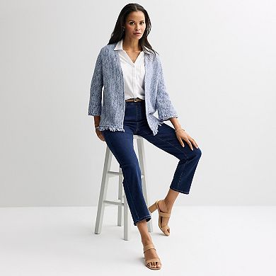 Women's Croft & Barrow® Modern Denim Straight Leg Jeans