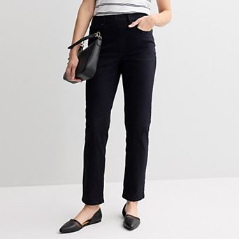 Women's Croft & Barrow® Modern Denim Straight Leg Jeans