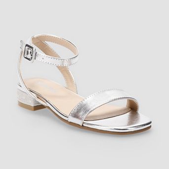 Sonoma Goods For Life® Little & Big Kid Girls Simulated Pearl Heeled Sandals