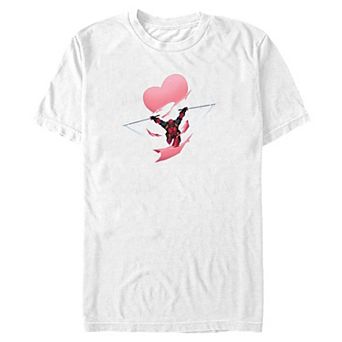Big & Tall Marvel Deadpool Breaking Hearts Graphic Tee
