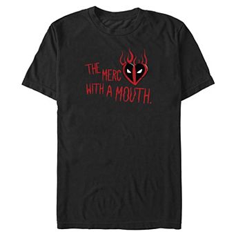 Big & Tall Marvel Deadpool The Merc With A Mouth Graphic Tee