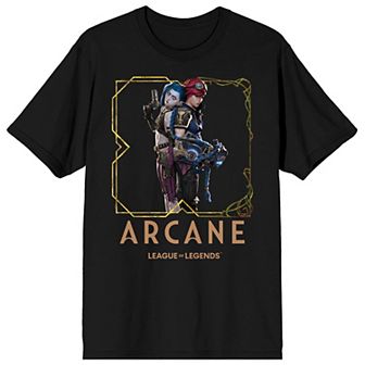 Men's Arcane Jinx & Vi Graphic Short Sleeve T-Shirt