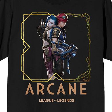 Men's Arcane Jinx & Vi Graphic Short Sleeve T-Shirt