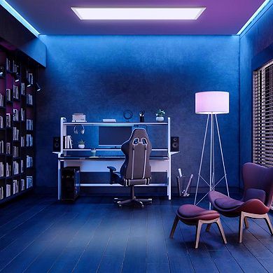 Feit Electric Flush Mount LED Flat Panel Light, White, FP1X4/6WY/WH