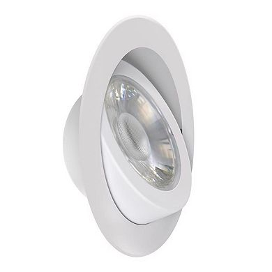 Feit White 7 in. W Aluminum LED Canless Recessed Downlight 10.3 W