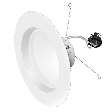 Feit Enhance Frost White 7.5 in. W Aluminum LED Dimmable Recessed Downlight 14.3 W