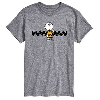 Big & Tall Peanuts Charlie Brown Zigzag Graphic Tee