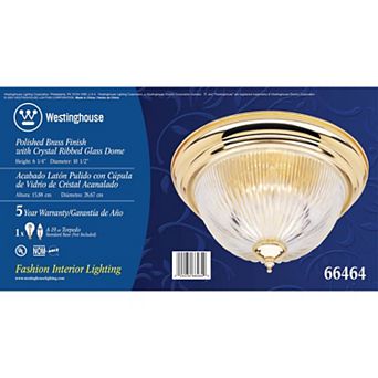 Westinghouse 6-1/4 in H X 11 in W X 11 in L Ceiling Light