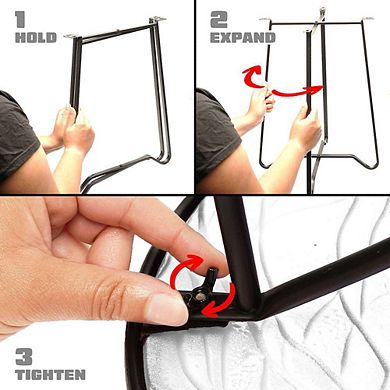 G128 14 in Round Glass Outdoor Side Table Jellyfish Ocean Pattern, Plant Stand, Small End Table