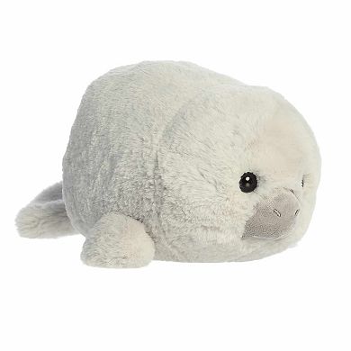 Aurora Adorable 11.5" Mumbles Manatee Spudsters Medium Gray Stuffed Animal