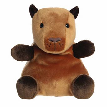 Aurora Adorable 12" Party Sized Sid Capybara Palm Pals Party Sized Medium Brown Stuffed Animal