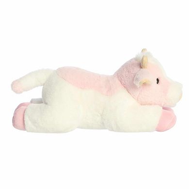 Aurora Adorable 13" Sadie Strawberry Cow Flopsie Large Pink Stuffed Animal