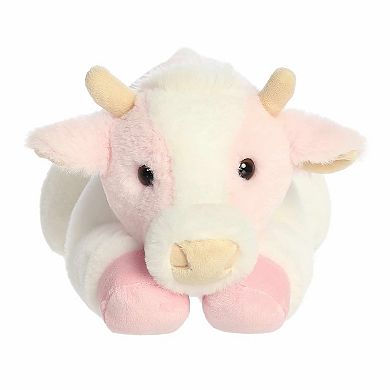 Aurora Adorable 13" Sadie Strawberry Cow Flopsie Large Pink Stuffed Animal