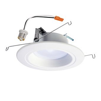 Halo RL56 Series Matte White 5/6 in W LED Retrofit Recessed Lighting 7.6 W