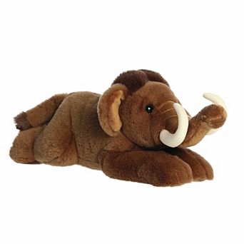 Aurora Adorable 14" Wynn Woolly Mammoth Flopsie Large Brown Stuffed Animal