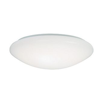 Metalux 3.4 in H X 9 in W X 9 in L White LED Ceiling Light