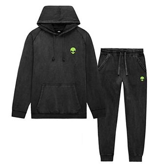 Dalix Alien Washed Sweatsuit Set