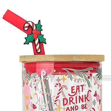 10 Strawberry Street Adria 24-oz. Holiday Design Hydration Bottle