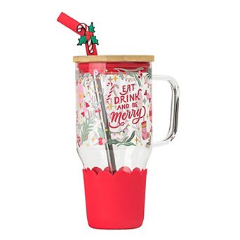 10 Strawberry Street Adria 24-oz. Holiday Design Hydration Bottle