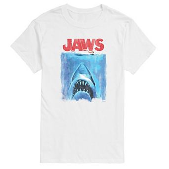 Big & Tall Jaws Poster Distressed Graphic Tee