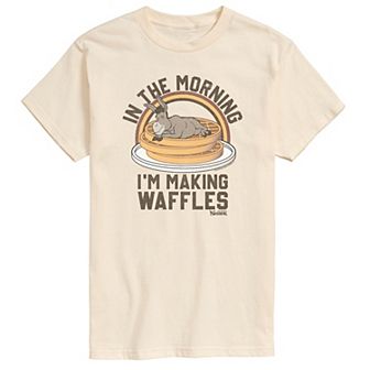 Big & Tall Shrek In The Morning, I'm Making Waffles Graphic Tee