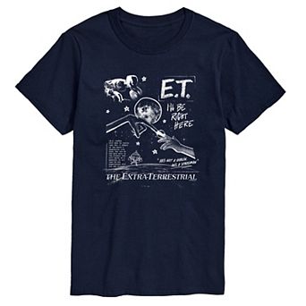 Big & Tall E.T. the Extra-Terrestrial Collage Graphic Tee