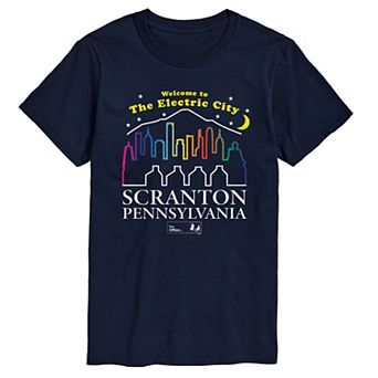 Big & Tall The Office Electric City Scranton Pa Graphic Tee