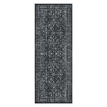 Vintage Floral Boho Area Rugs Runner Rug Carpet for Living Room Bedroom Nursery Kids Room Hallway