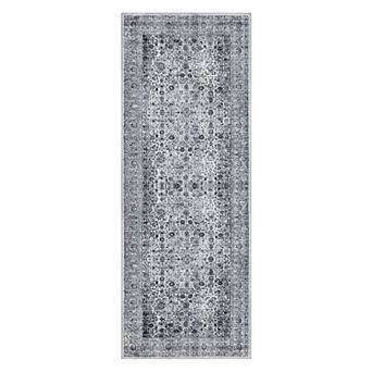 Vintage Floral Boho Area Rugs Runner Rug Carpet for Living Room Bedroom Nursery Kids Room Hallway