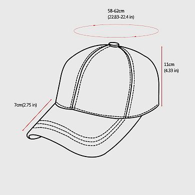 Women's Baseball Cap Stylish Solid Color with Daisy Embroidery