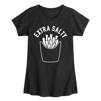 Girls 7-16 Extra Salty Graphic Tee