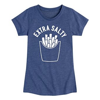 Girls 7-16 Extra Salty Graphic Tee