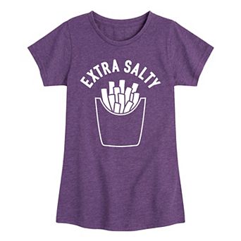 Girls 7-16 Extra Salty Graphic Tee